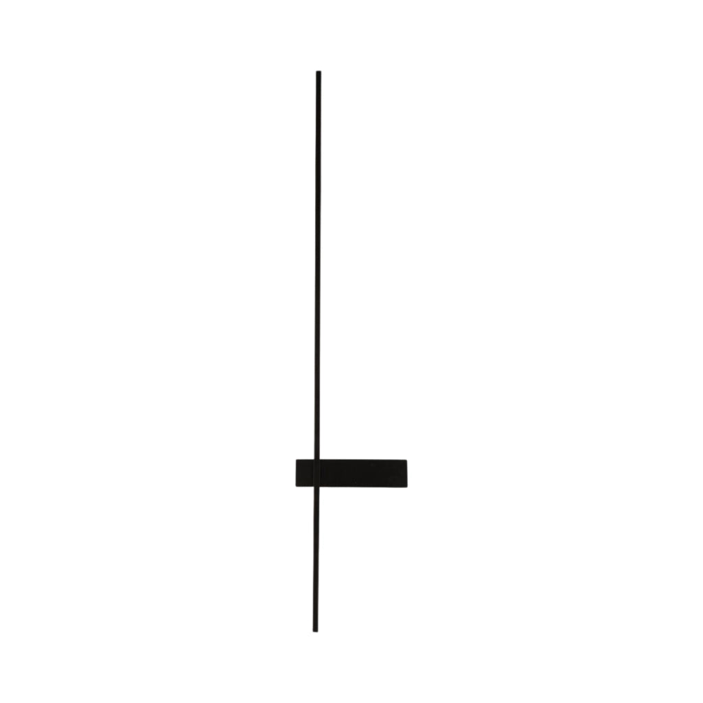 Applique minimalista nera Stick 90cm LED 12W ARCO Zuma