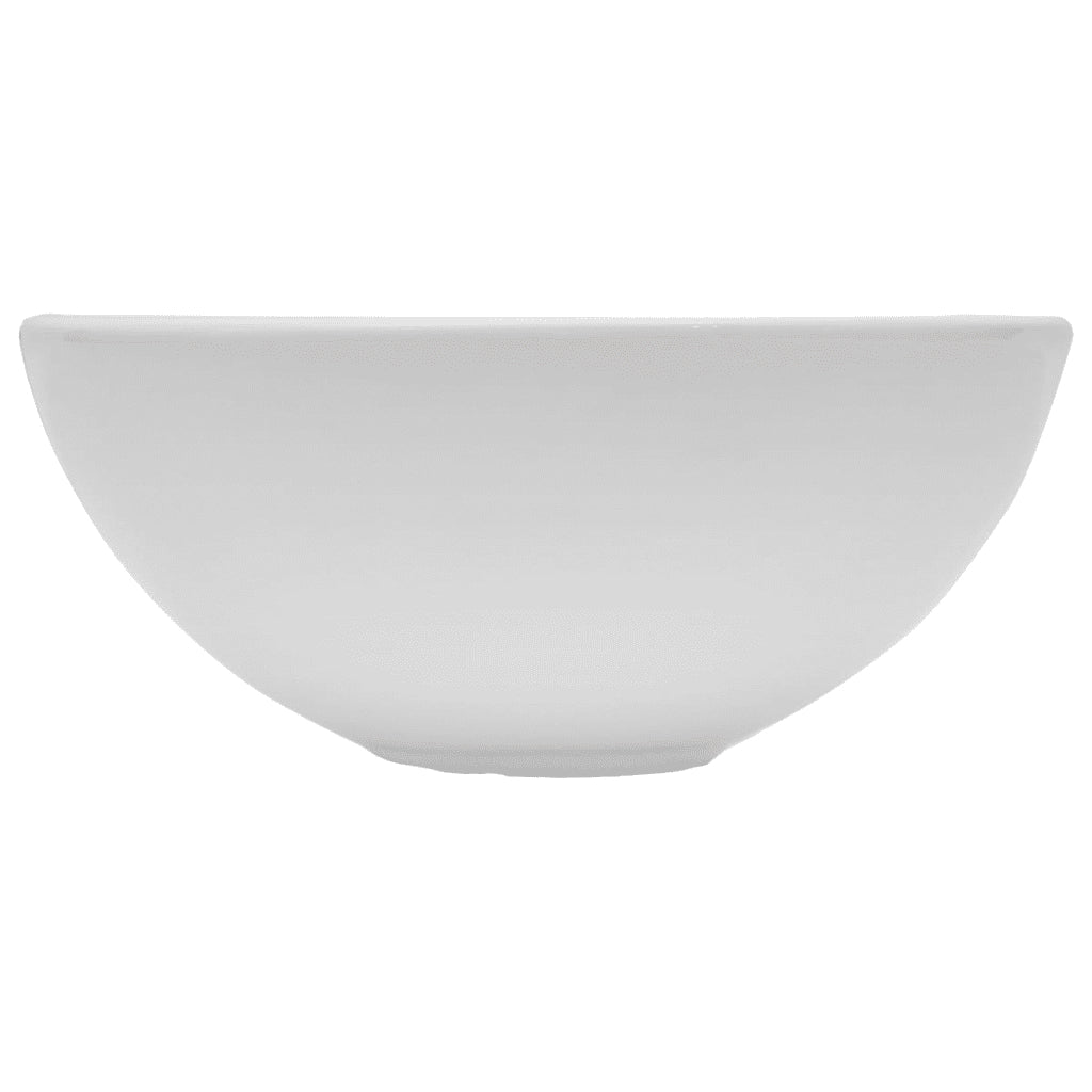 Set Mobili da Bagno | Armadio da bagno 2 pz Ceramica Bianco
