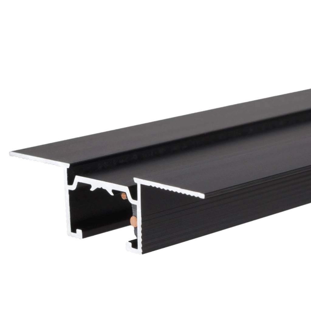 Binario MICRO11 incasso nero cartongesso 2 m Maxlight