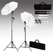 Kit Studio Fotografico con Fondali Luci e Ombrelli 3055087