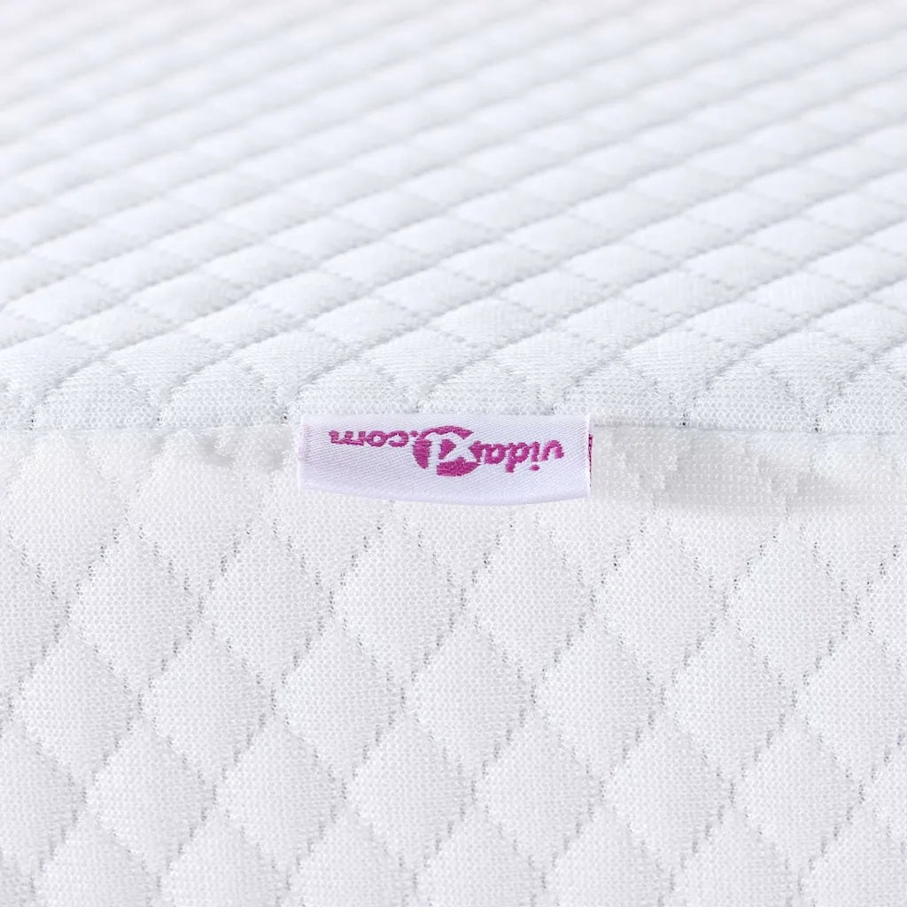Topper per materasso Bianco 90 x 200 cm Tessuto Jacquard 4106234