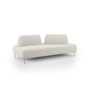 Newton Divano modulare con schienali movibili T07 167 cm bianco
