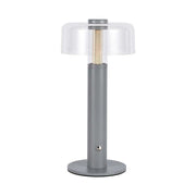 Lampada da tavolo LED 1W 100lm USB-C ricaricabile grigia