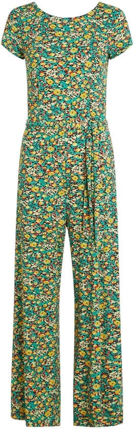 Abito da una pezza per donna - Stile floreale - Spalle corte - Cintura femminile - Camicia a vita bassa - Tela di alta qualità - Jersey di alta qualità - Romper