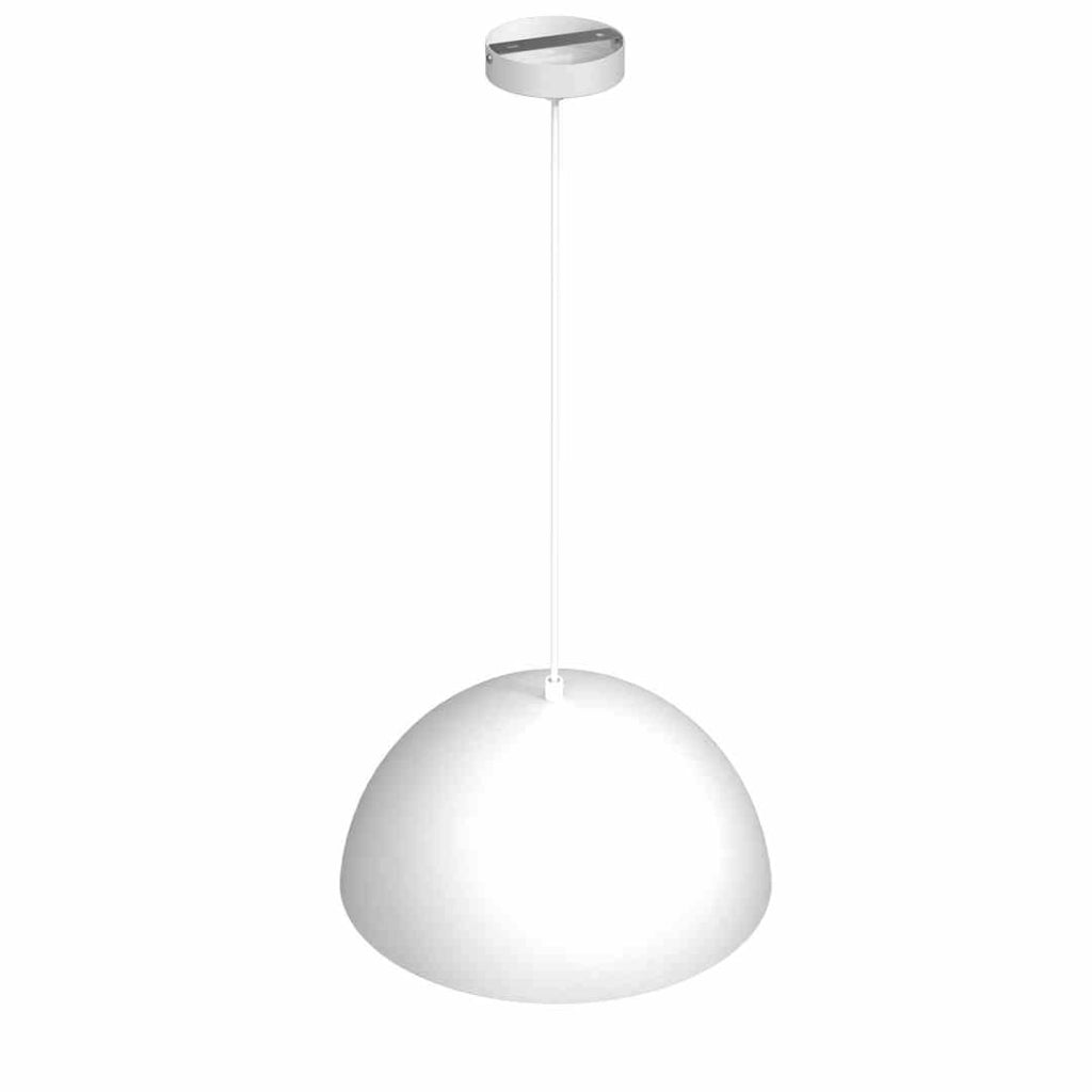 Lampada a sospensione Milagro Beta MLP7897 bianco oro Ø35