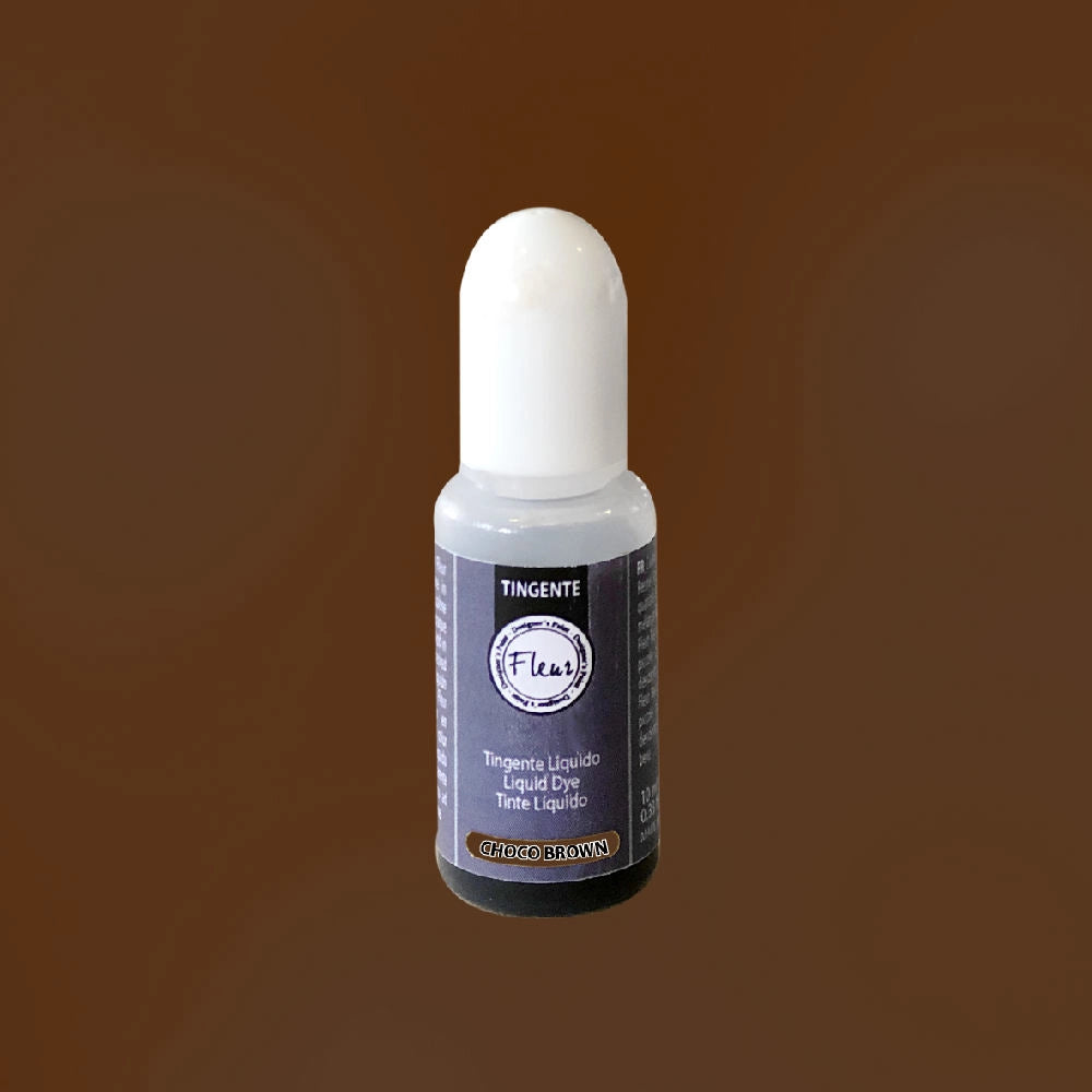 Tingente Liquido per Resine Fleur Colorante 10 Ml Colore: Choco Brown