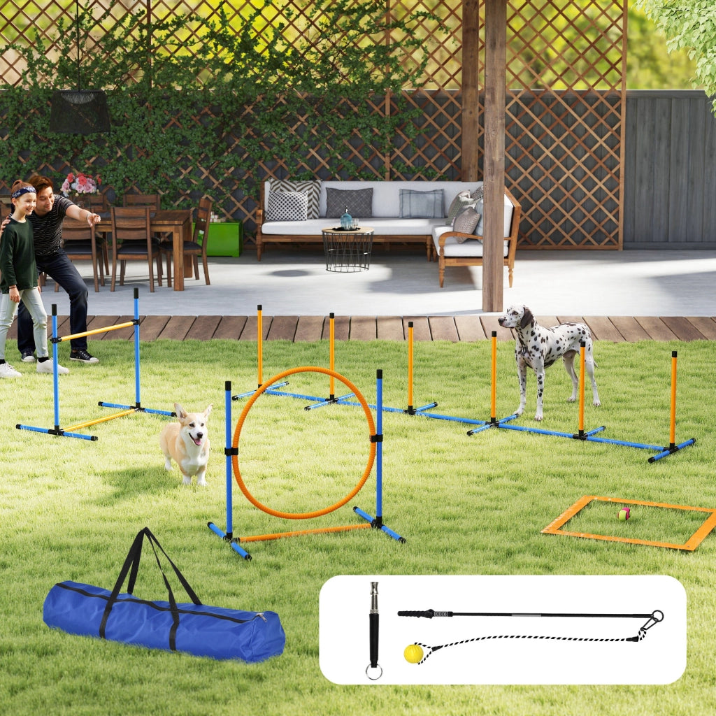 Set Agility per Cani 7 Pezzi ¨C Minimal ¨C Grigio