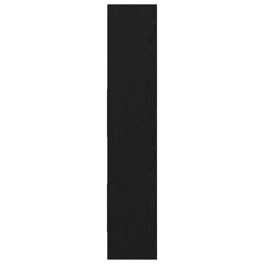 Armadio per Libri 5 livelli 40 x 35 x 180 cm Rovere Nero 875020