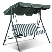 Telo di ricambio per altalena impermeabile dimensioni 168 x 114 cm facile da pulire resistente ai raggi UV poliestere verde 20_0014371
