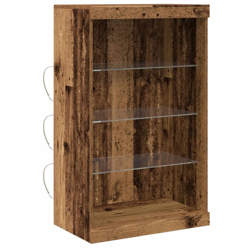 Credenza | Madia LED Legno vecchio 60,5 x 37 x 100 cm Legno multistrato