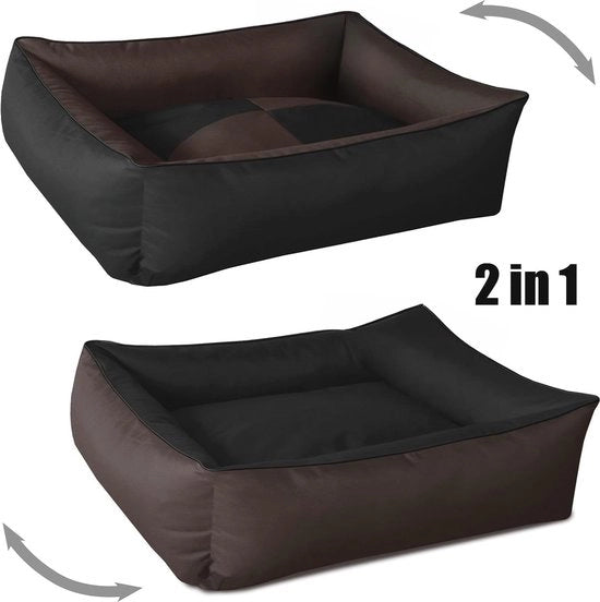 Letto per cani 4in1 - Confortevole e lussuoso letto per cani con coperchio rimovibile - Grande e lavabile