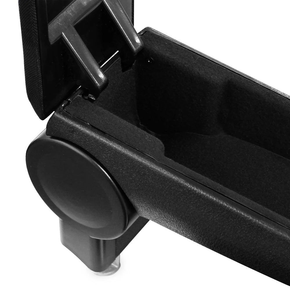 Bracciolo centrale per Volkswagen Passat B5 con scomparto imbottito in tessuto nero tipo 1 03_0000726