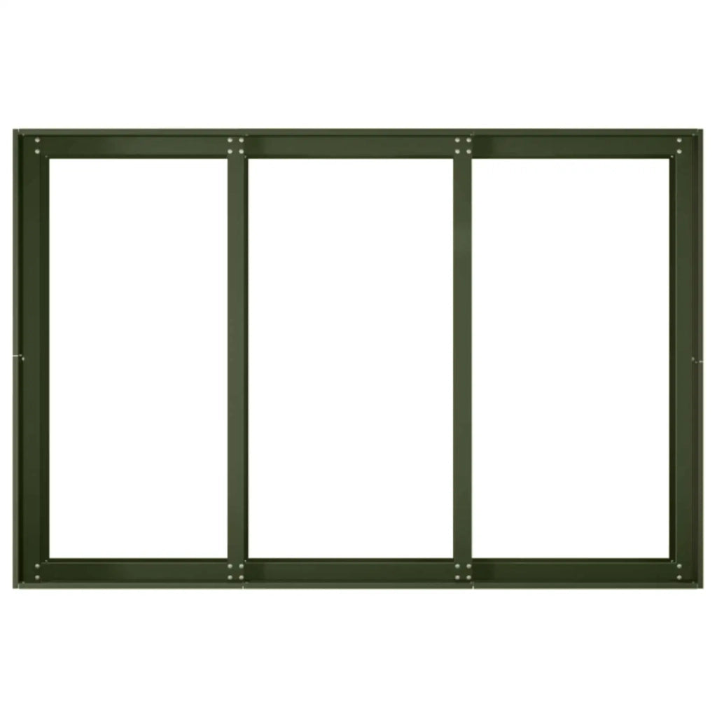 Vaso da giardino Verde Oliva 120 x 80 x 60 cm 8005928