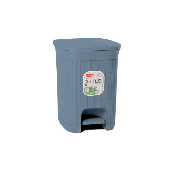 PATTUMIERA A PEDALE 'DOMUS' smoky blue  - STEFANPLAST