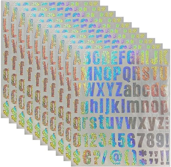 Etichette Auto - Etichette Huisnummer - Stickers Numero - Sticker per Auto - Etichette per Casa - 10 Pezzi - Etichette Numero