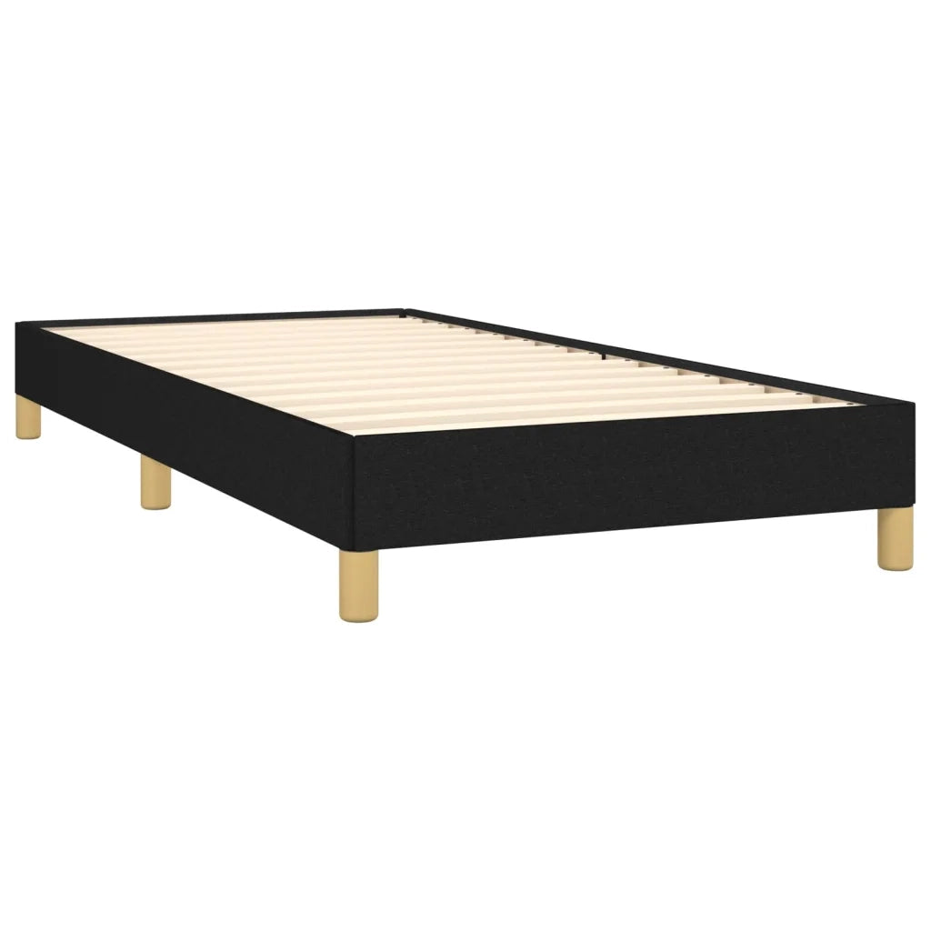 Giroletto senza Materasso Nero 90x200 cm in Tessuto 346788