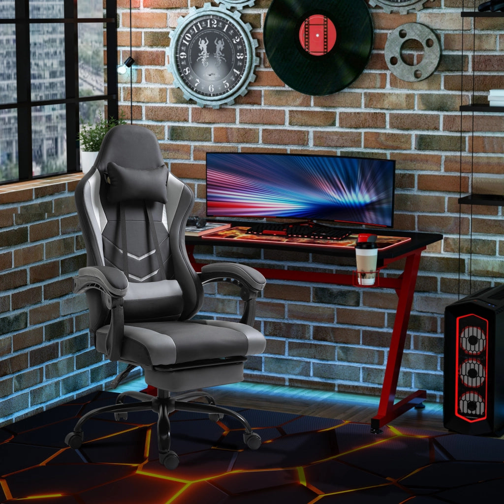 Sedia da Gaming Ergonomica ¨C Minimal ¨C Nero 62x52x128 cm