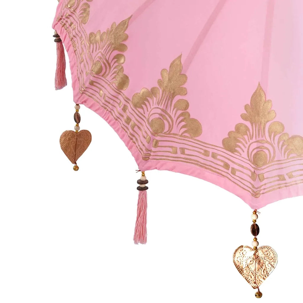 Ombrello balinese con base Rosa 95 x 95 x 260 cm 3356917