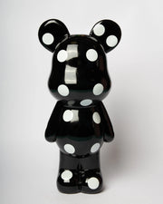 Salvadanaio Teddy black 24 cm