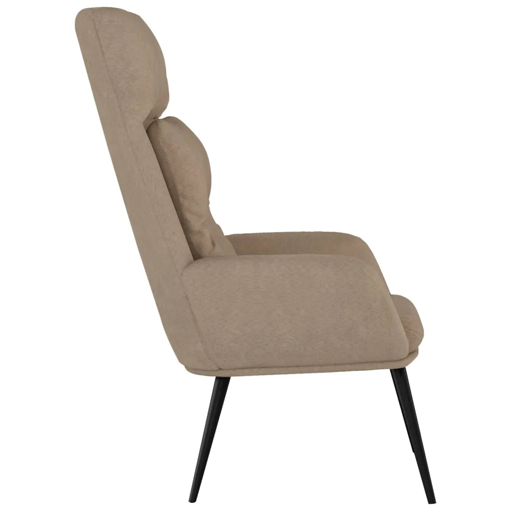 Poltrona Rilassante Tortora in Similpelle Scamosciata 341280