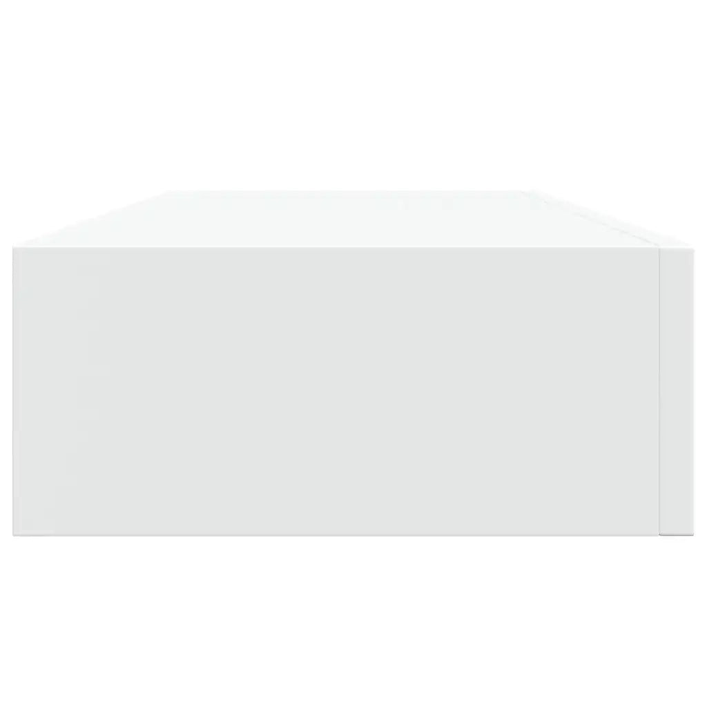Scaffale con Cassetti da Parete Bianco 60x23,5x10 cm in MDF cod mxl 33602