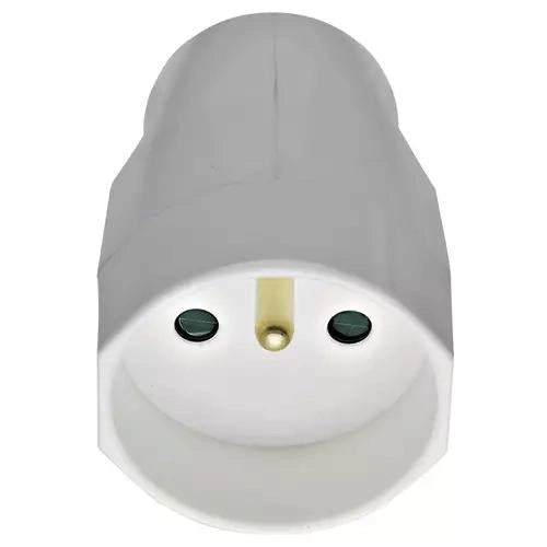 PRESA 2P+T 16A FRANCESE ASSIALE BIANCO