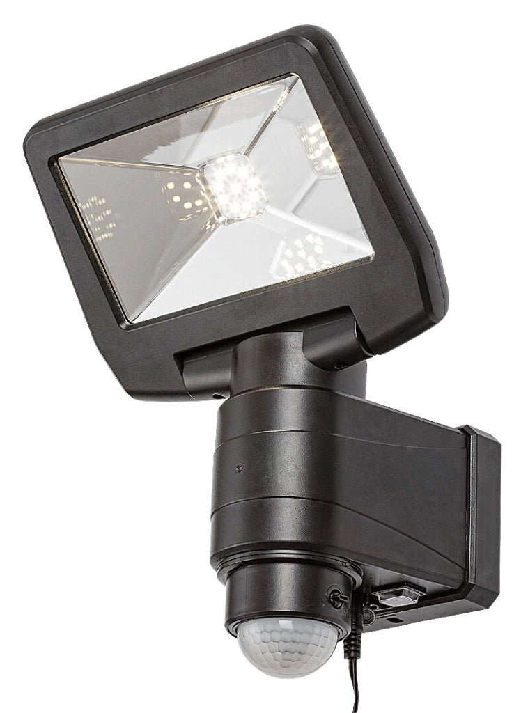 Faretto solare LED 5W con sensore Dojran nero Rabalux
