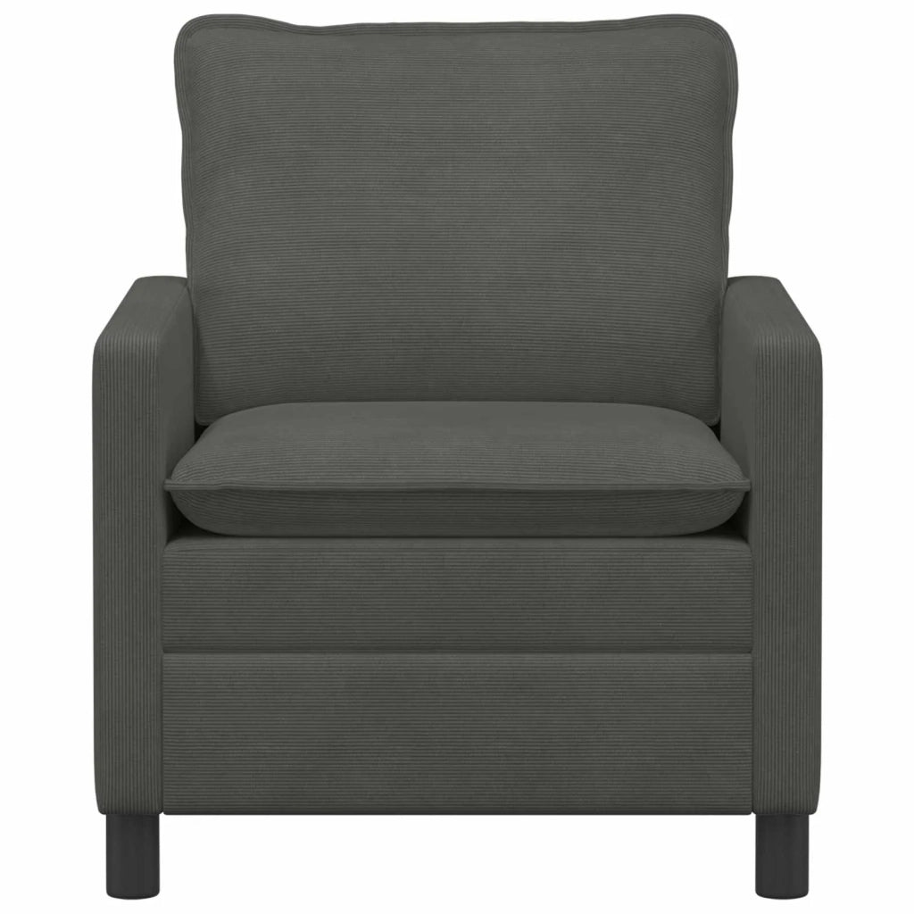 Divano Grigio Scuro 76 x 81 x 87,5 cm Tessuto 42028772