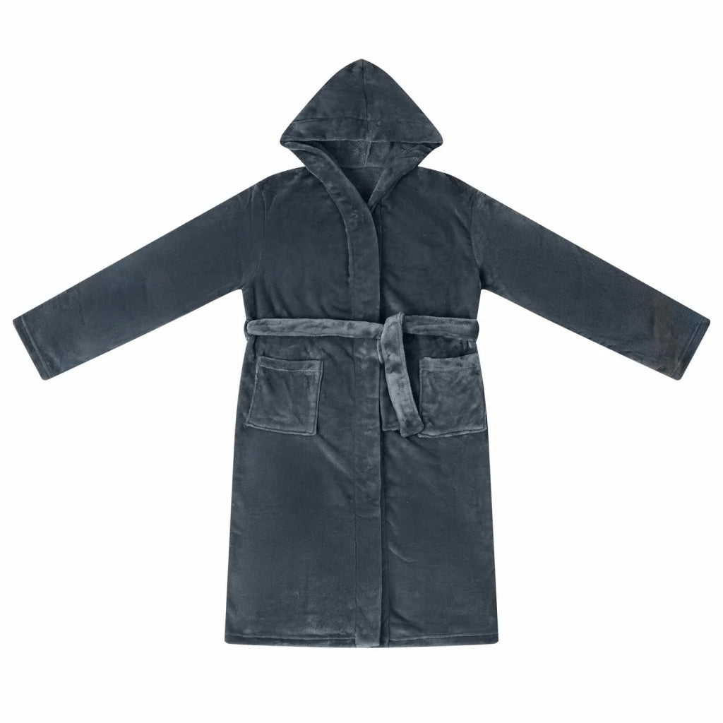 Accappatoio con Cappuccio Blu navy xxl Flanella 42017241
