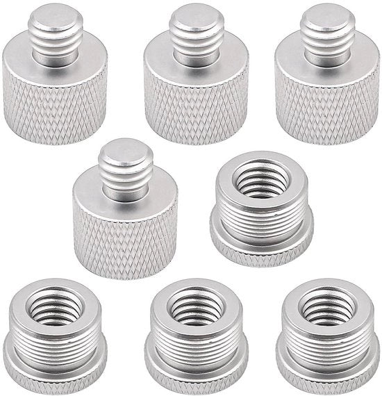 Set di 8 Adattatori a Viti per Microfoni