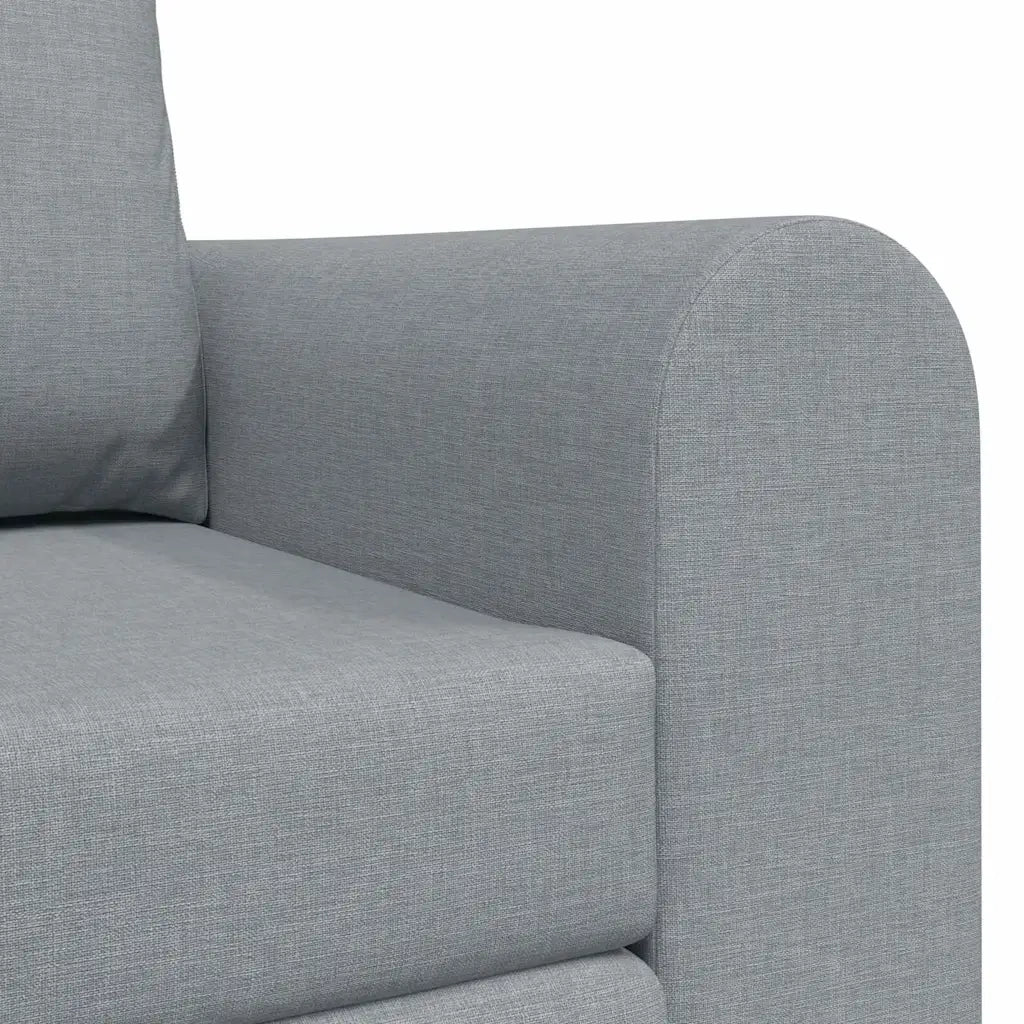 Divano letto | Sof¨¤ letto | Letto singolo 60cm Grigio chiaro Tessuto