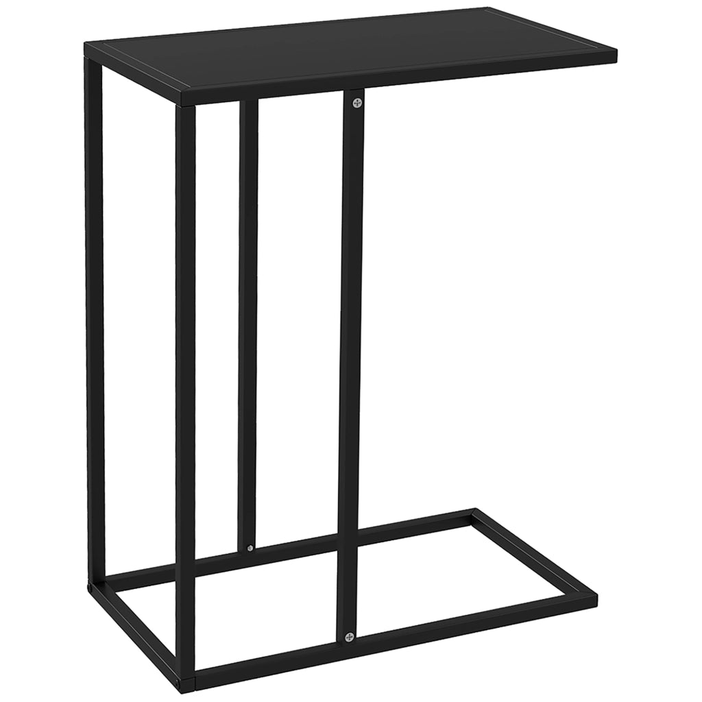 TAVOLINO C-Form 46x26x60 cm Acciaio Nero