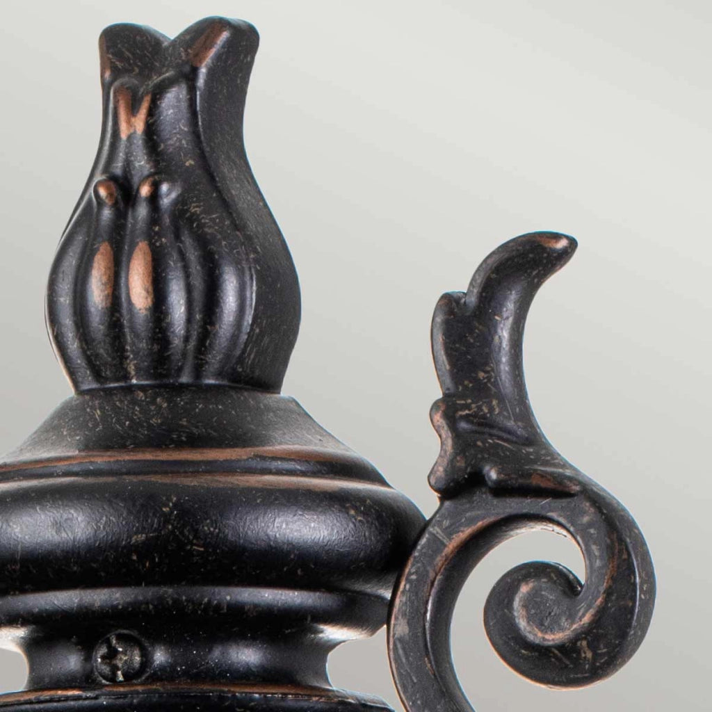 Applique esterna Baltimore Elstead E27 60W bronzo anticato