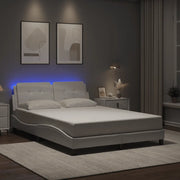 Giroletto con LED senza Materasso Zadar Bianco 120x200 cm