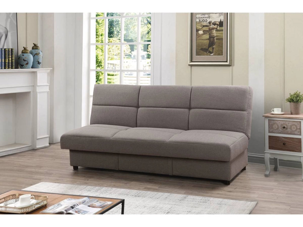 Divano Clic-Clac "Enzo" - 186 x 80 x 87 cm - 3 posti - Beige