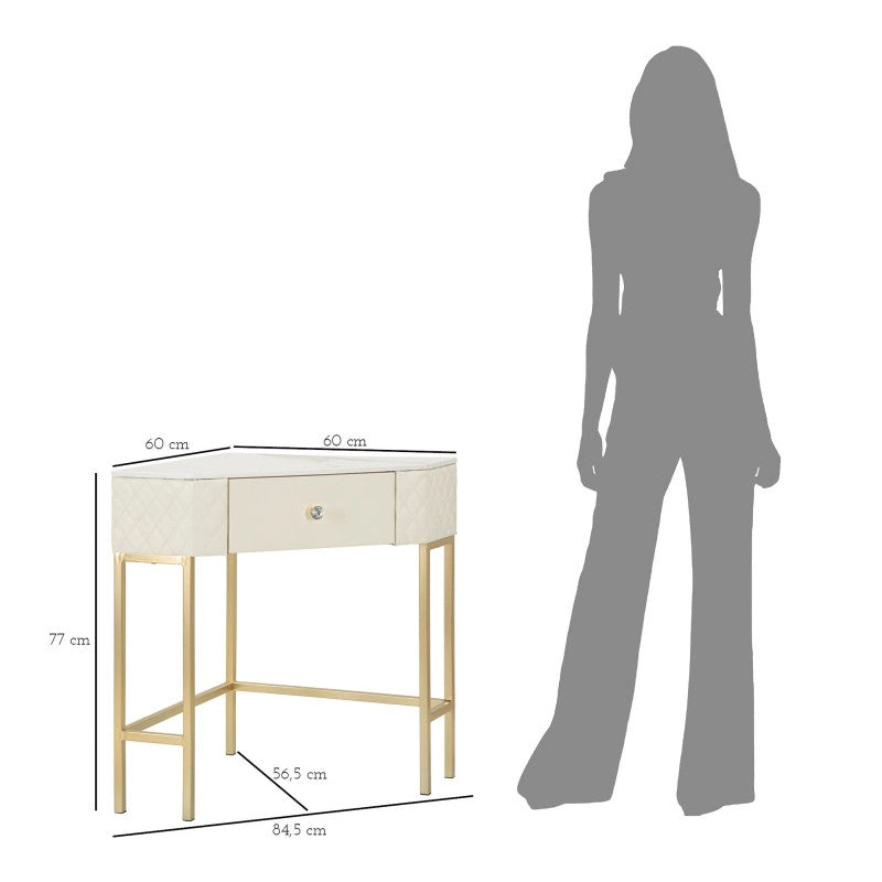 Consolle Angolare Sharon cm 84,5x60x77