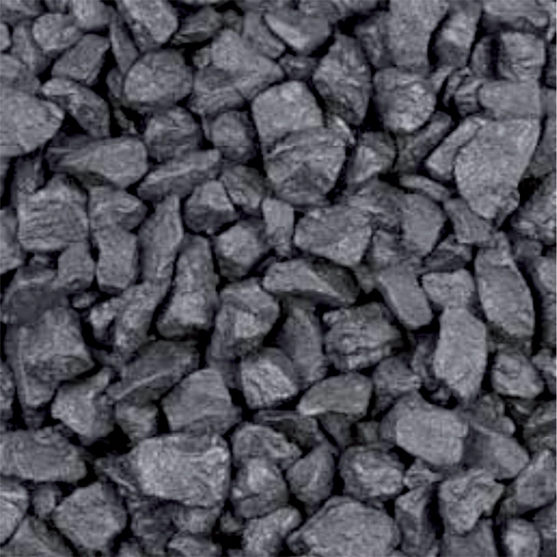 Sassi in vetro decorativi nero 550 gr Flortis
