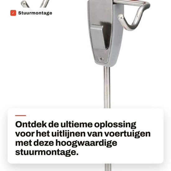 Standard di allineamento in ferro lega - nuovo - supporto sterzo - fissaggio sterzo - auto/attrezzo - camion - dimensioni base 115 mm - dispositivo di allineamento auto