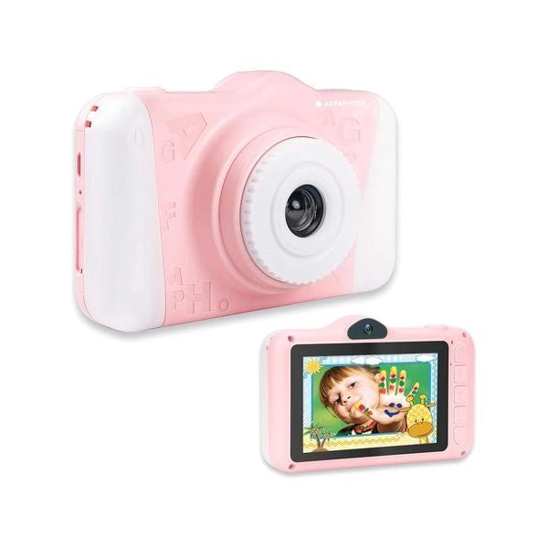Fotocamera compatta agfa kfsc2p realikids cam 2 pink pink