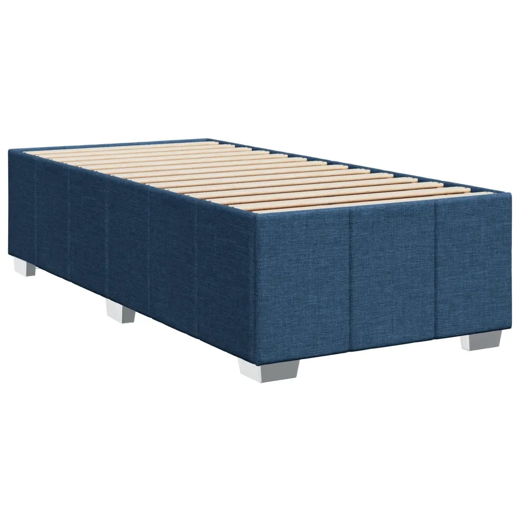 Giroletto a Molle con Materasso Blu 100x200 cm in Tessuto 3293878