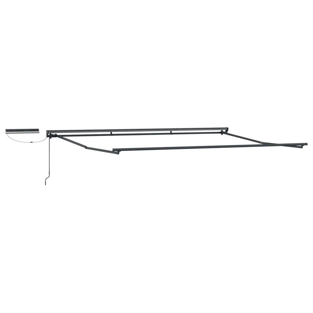 Tettuccio Elettrico Retrattile Borgogna e Antracite 4,5 × 3,5 m 3422097