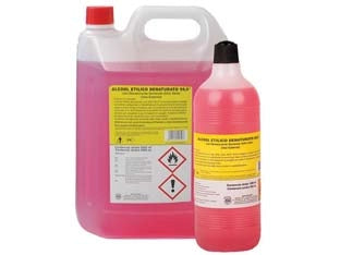 ALCOOL ETILICO DENATURATO 99  °- - lt.5 - 4 pezzi