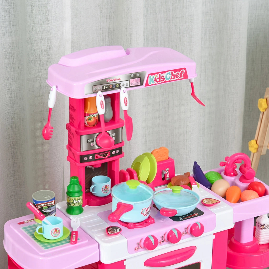 Cucina Giocattolo per Bambini ¨C zephmum ¨C 78x29x87 cm Rosa
