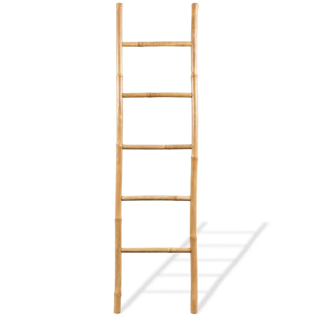 Scala Portasciugamani con 5 Pioli in BambÃ¹ 150 cm cod mxl 50053