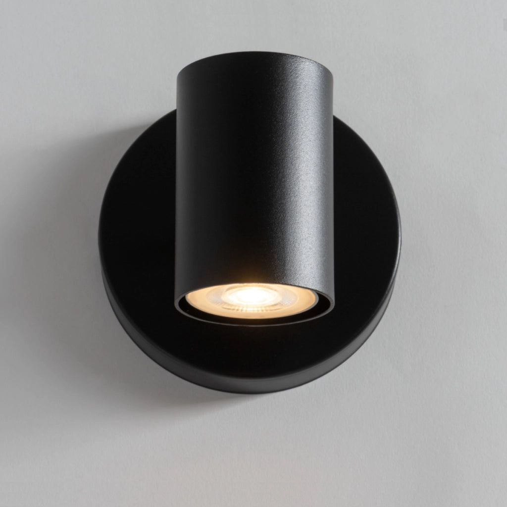 Applique moderna nera spot Luis 1xGU10 25W Sigma Lighting