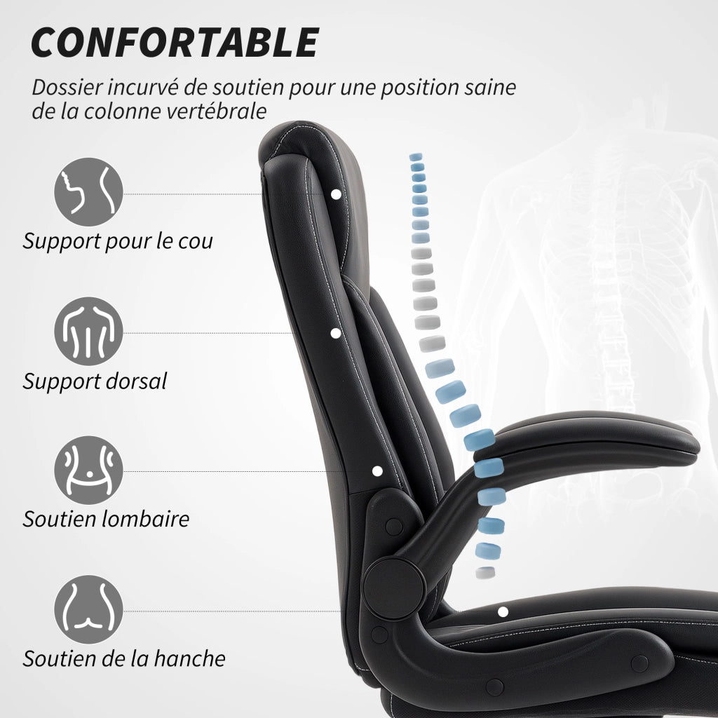 Sedia da ufficio ergonomica ¨C zephmum ¨C nero