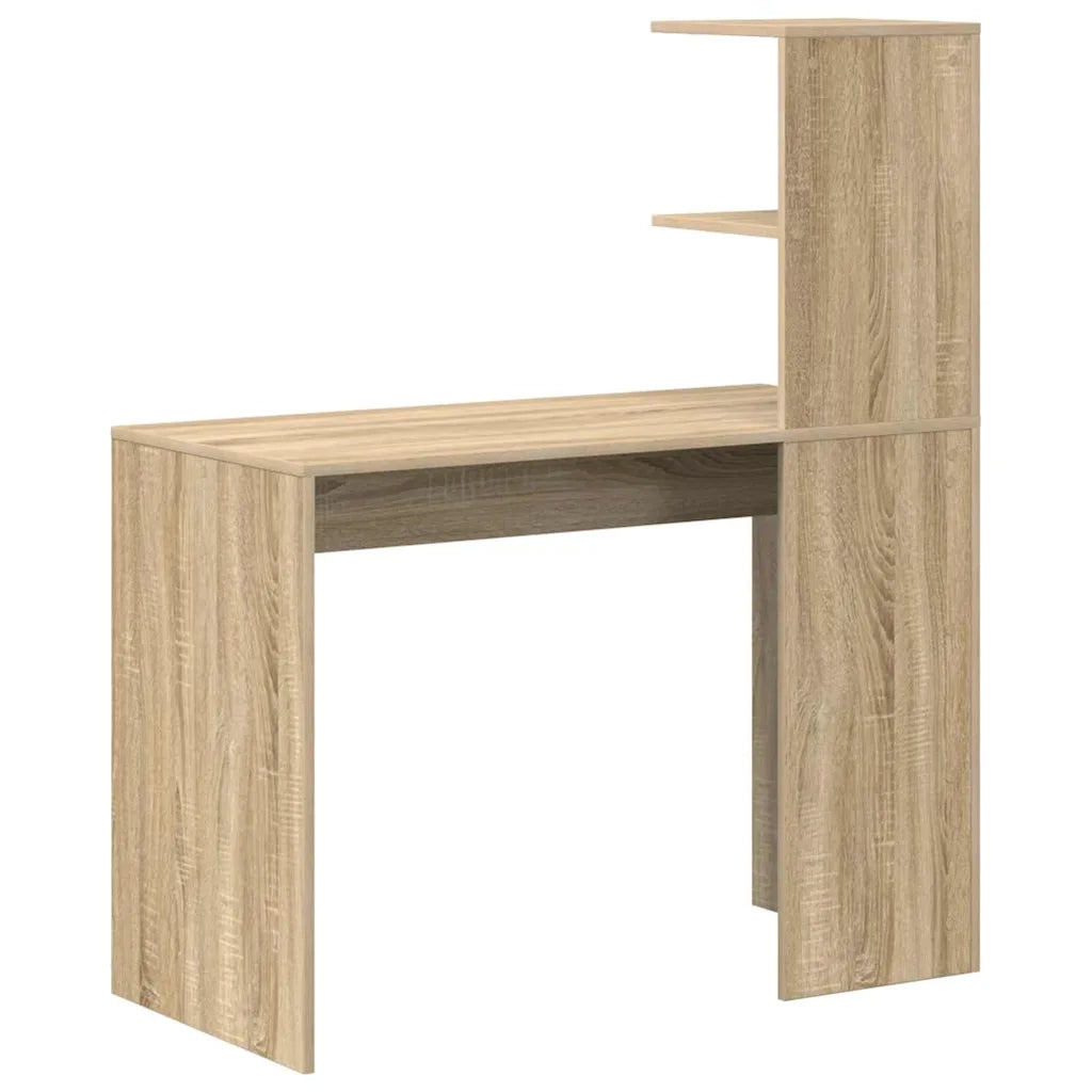 Scrivania | Tavolo da Ufficio rovere sonoma 102 x 50 x 124 cm Legno multistrato