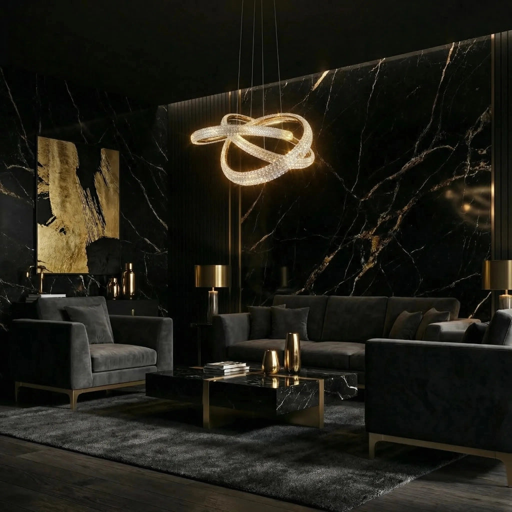 Lampada A Sospensione Da Soffitto G153-cp Gold