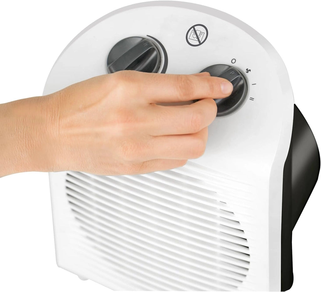 Termoventilatore da Tavolo BXSH2000E 2000W Regolabile Protezione IP21 e Sicurezza Antiribaltamento Black&Decker