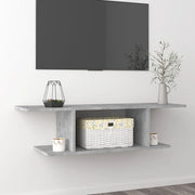 Mobile Porta TV a Parete-Mobile per TV-Credenza TV Grigio Cemento 103x30x26,5 cm